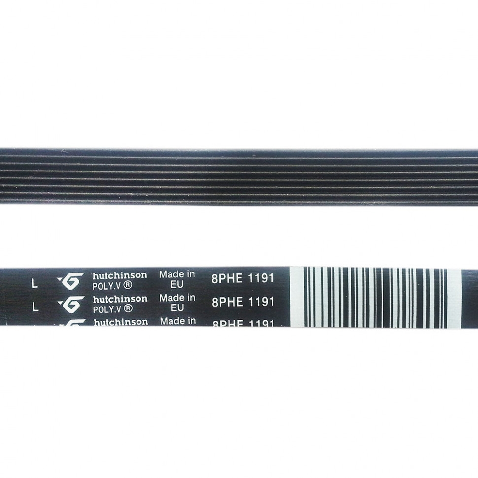 Набор 2 шт Приводной ремень барабана стиральной машины Ariston, Indesit, Hutchinson 1191 H8, KMH126 Набор 2 шт Приводной ремень барабана стиральной машины Ariston, Indesit, Hutchinson 1191 H8, KMH126