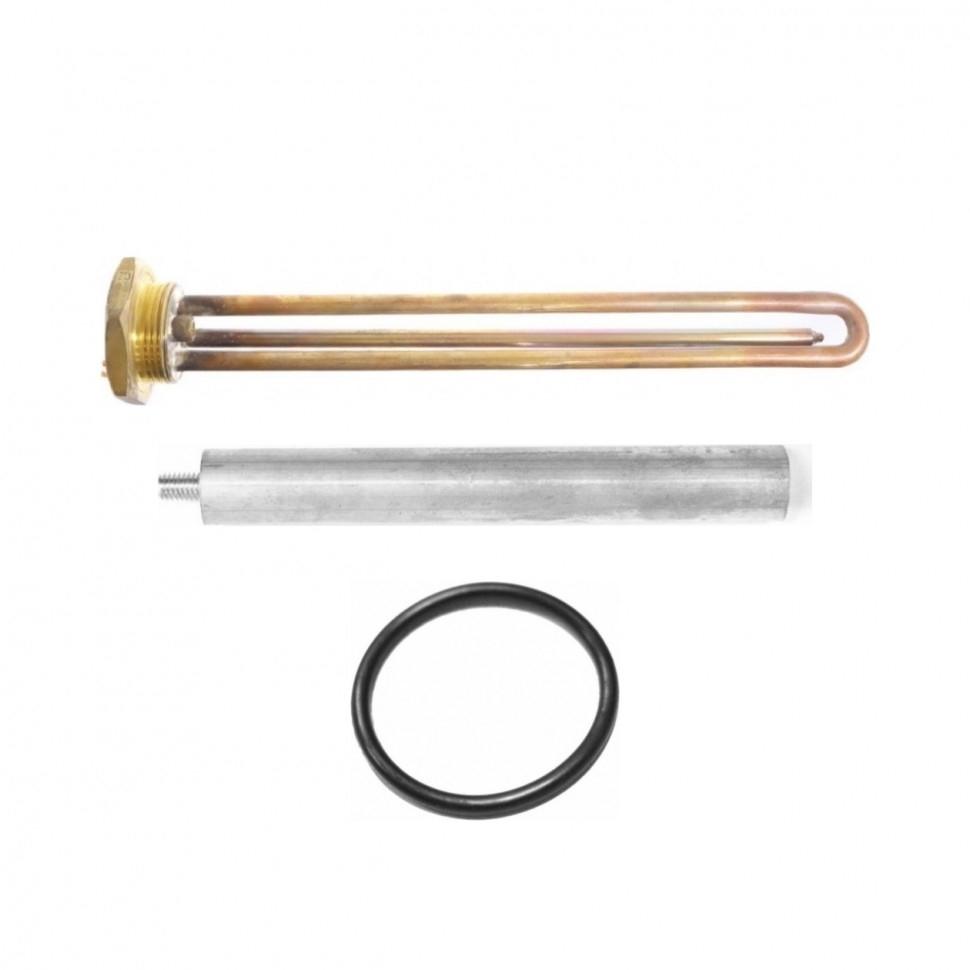 Комплект ТЭН 1,5кВт (1500Вт) RDT резьбовой 42мм для Ariston, De Luxe, Real, Thermex + прокладка + анод, R182200K1 Комплект ТЭН 1,5кВт (1500Вт) RDT резьбовой 42мм для Ariston, De Luxe, Real, Thermex + прокладка + анод, R182200K1