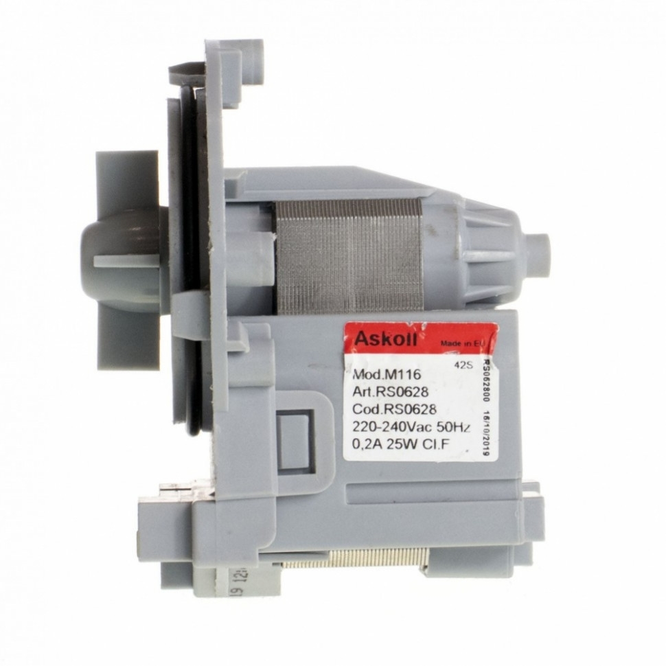 Сливной насос (помпа) для стиральной машины Gorenje, LG, Zanussi, Zerowatt, Askoll M116, 25W, 3 винта, Р005 Сливной насос (помпа) для стиральной машины Gorenje, LG, Zanussi, Zerowatt, Askoll M116, 25W, 3 винта, Р005