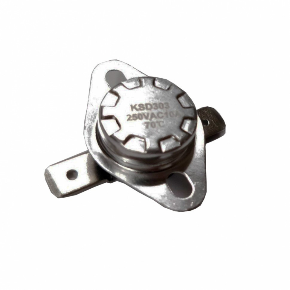 Термостат для водонагревателя Thermex, Ariston, Electrolux KSD301, KSD303, 10A 70°С биметаллический самовозвратный, 310070 Термостат для водонагревателя Thermex, Ariston, Electrolux KSD301, KSD303, 10A 70°С биметаллический самовозвратный, 310070