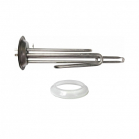 Комплект ТЭН 2кВт (2000Вт) RF для водонагревателя Thermex IS, IR, RZL (22), Garanterm, под анод М6, фланец 92мм, нерж. + прокладка, 10941K1