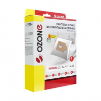 Мешки-пылесборники для пылесосов Thomas, Kalorik, Novamatic синтетические, 5 шт + микрофильтр, Ozone, M-52NZ Мешки-пылесборники для пылесосов Thomas, Kalorik, Novamatic синтетические, 5 шт + микрофильтр, Ozone, M-52NZ