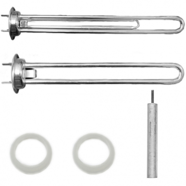 Комплект ТЭНов 2кВт (700Вт и 1300Вт) RF для водонагревателя Thermex, Garanterm RZB, IF, ID Silver + прокладки + анод, 20567S