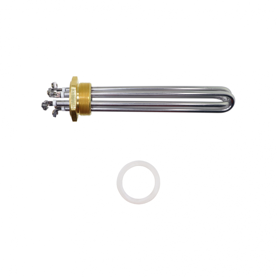 БЛОК-ТЭН RDT 3000W(1000x3) из нержавеющей стали, D48, G1 1/2"(М48х2), L235мм, 220V для Protherm, 482030