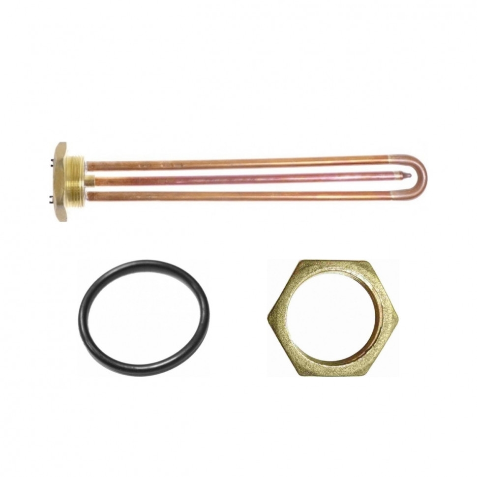 Комплект ТЭН 2кВт (2000Вт) RDT, резьбовой 42мм для Ariston, De Luxe, Real, Thermex, под анод М6, 30220K
