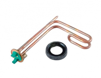 Комплект ТЭН 1,5кВт (1500Вт) RCF для водонагревателя Ariston ANDRIS, ABS BLU EVO, Superlux, REGENT 10 л под анод М5 + прокладка, 65114894