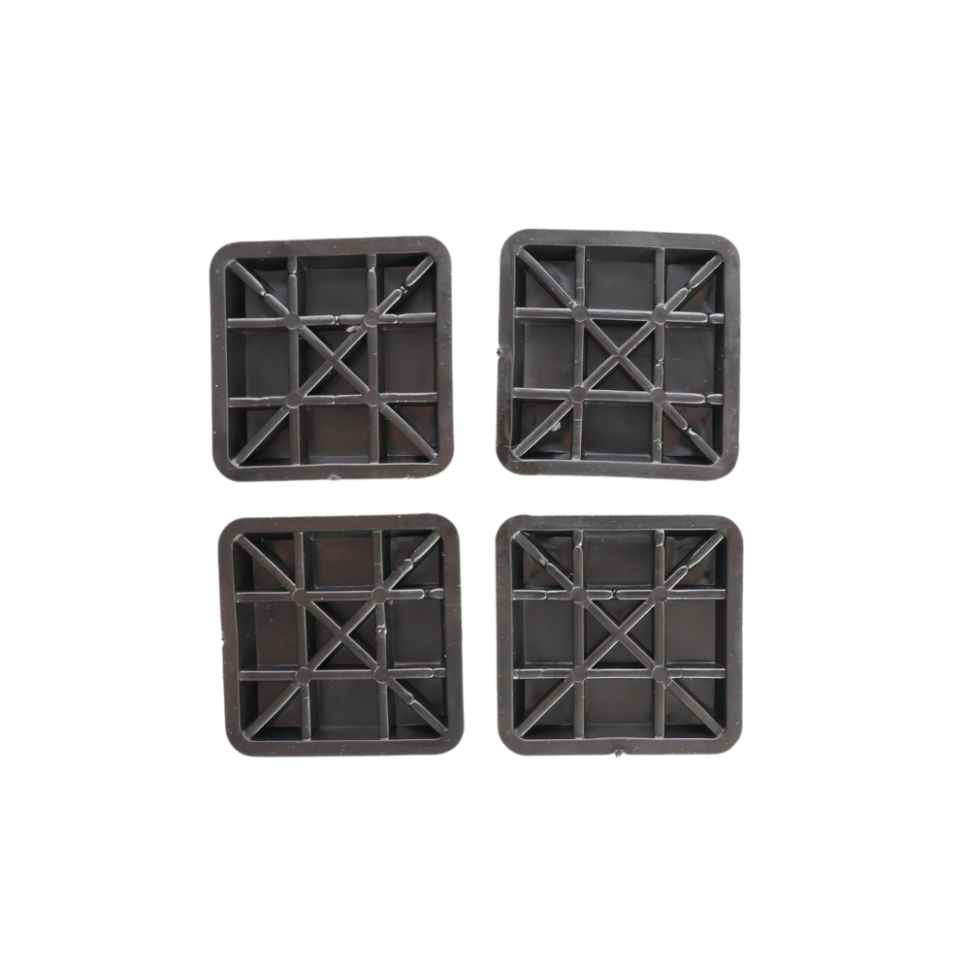 Антивибрационные подставки ИТАТЭН, 60х60х18мм, черные, квадратные, 4 шт, 20537 Антивибрационные подставки ИТАТЭН, 60х60х18мм, черные, квадратные, 4 шт, 20537