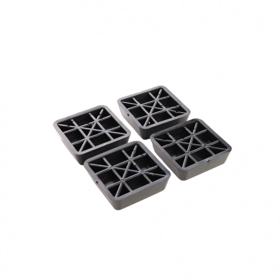 Антивибрационные подставки ИТАТЭН, 60х60х18мм, черные, квадратные, 4 шт, 20537 Антивибрационные подставки ИТАТЭН, 60х60х18мм, черные, квадратные, 4 шт, 20537